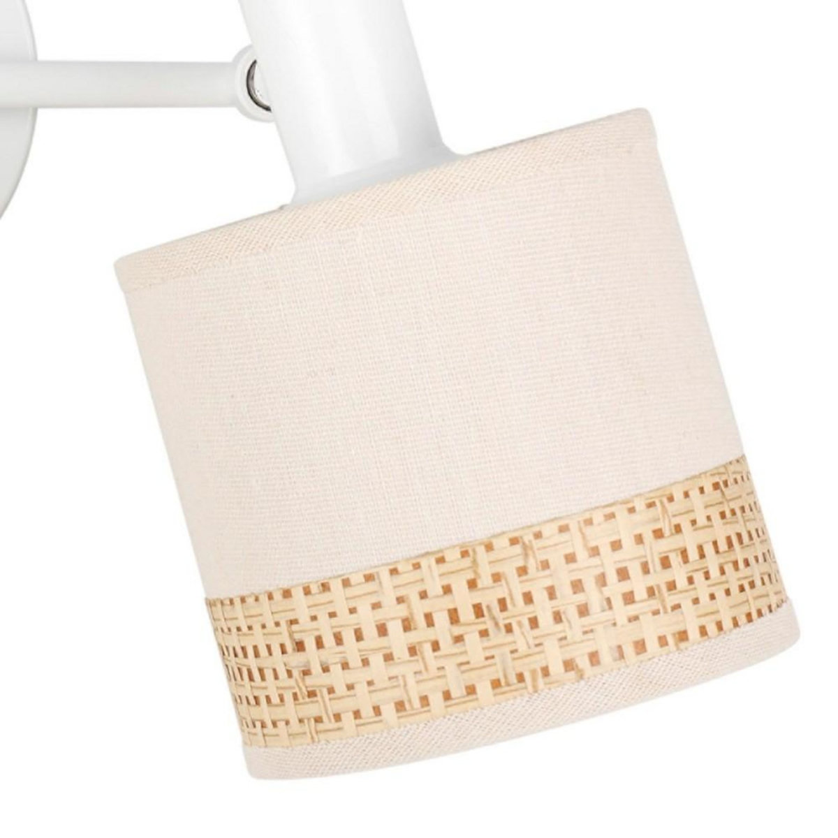 OSTARIA Rampe 2 abat-jours lin beige