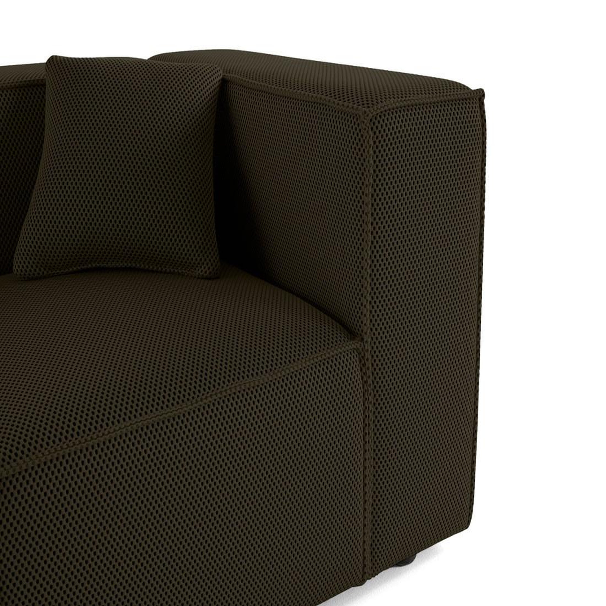 Voir la diapositive 6 : LISA DESIGN Arty - module d'assise droit - en tissu mailles 3d
