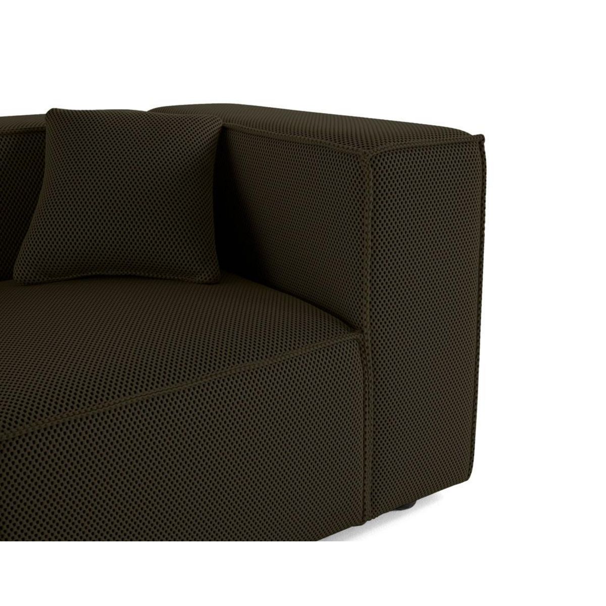 LISA DESIGN Arty - module d'assise droit - en tissu mailles 3d