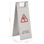 Voir la diapositive 5 : VIDAXL Panneau pliable pour sols mouilles Acier inoxydable