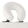 Voir la diapositive 3 : VIDAXL Table de massage pliable Blanc creme 2 zones avec cadre en bois