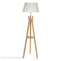 Voir la diapositive 1 : ATMOSPHERA Lampadaire Trépied  Kalo  156cm Naturel & Blanc