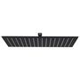 Voir la diapositive 1 : VIDAXL Pomme de douche pluie Inox 40x30 cm Rectangulaire Noir