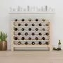 VIDAXL Casier a vin 109,5x30x82 cm Bois de pin massif