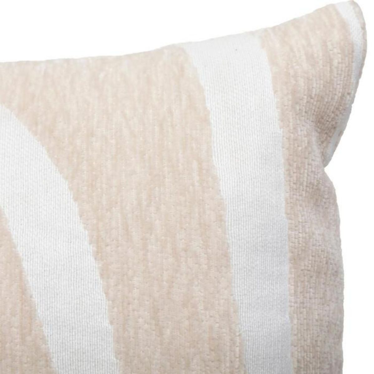 ATMOSPHERA Coussin Déco Chenille  Madini  30x50cm Beige
