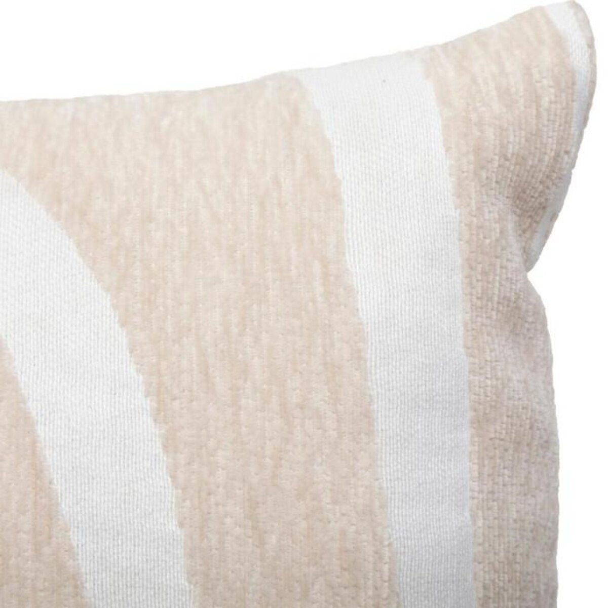 ATMOSPHERA Coussin Déco Chenille  Madini  30x50cm Beige