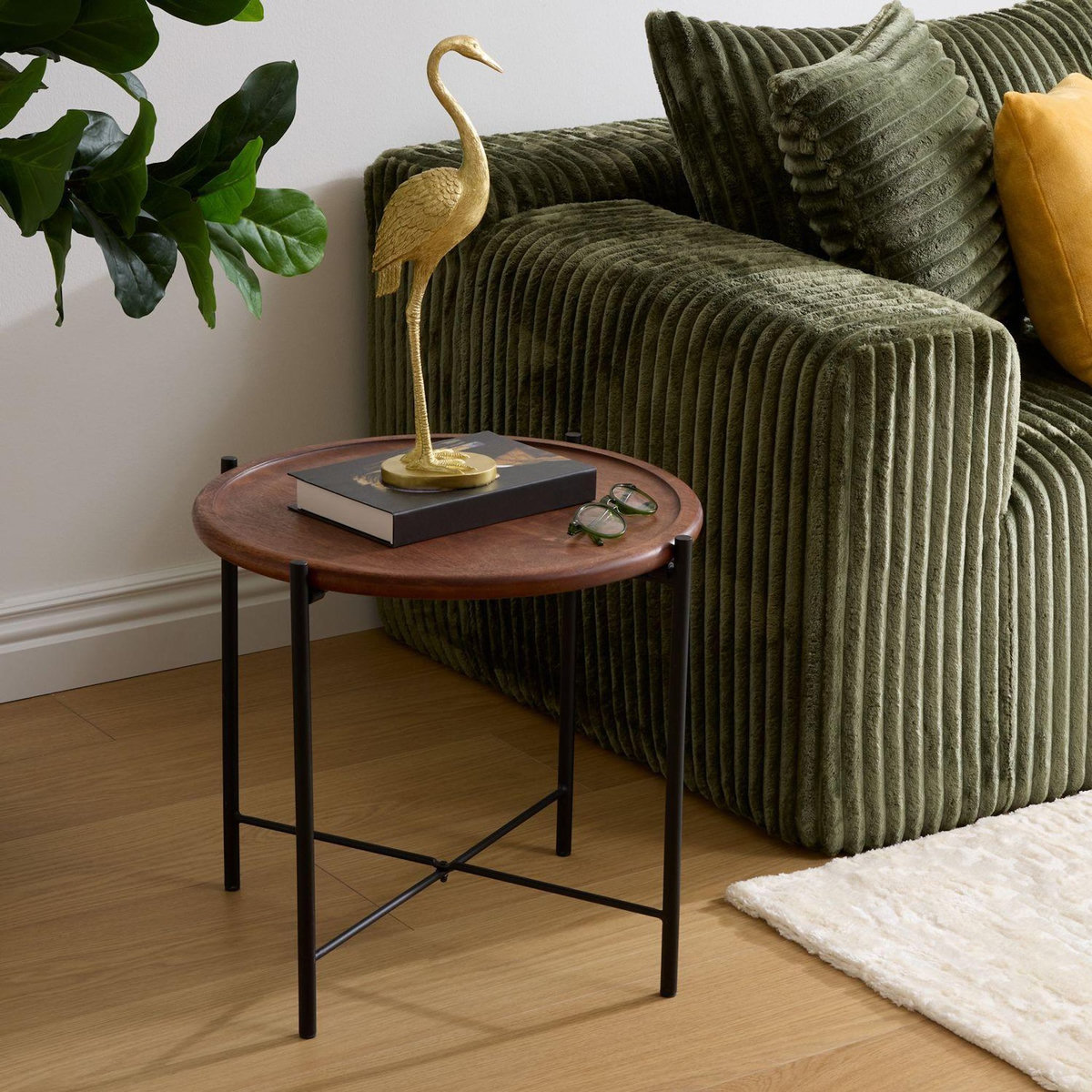 ATMOSPHERA Table à café en manguier MESTA - Marron