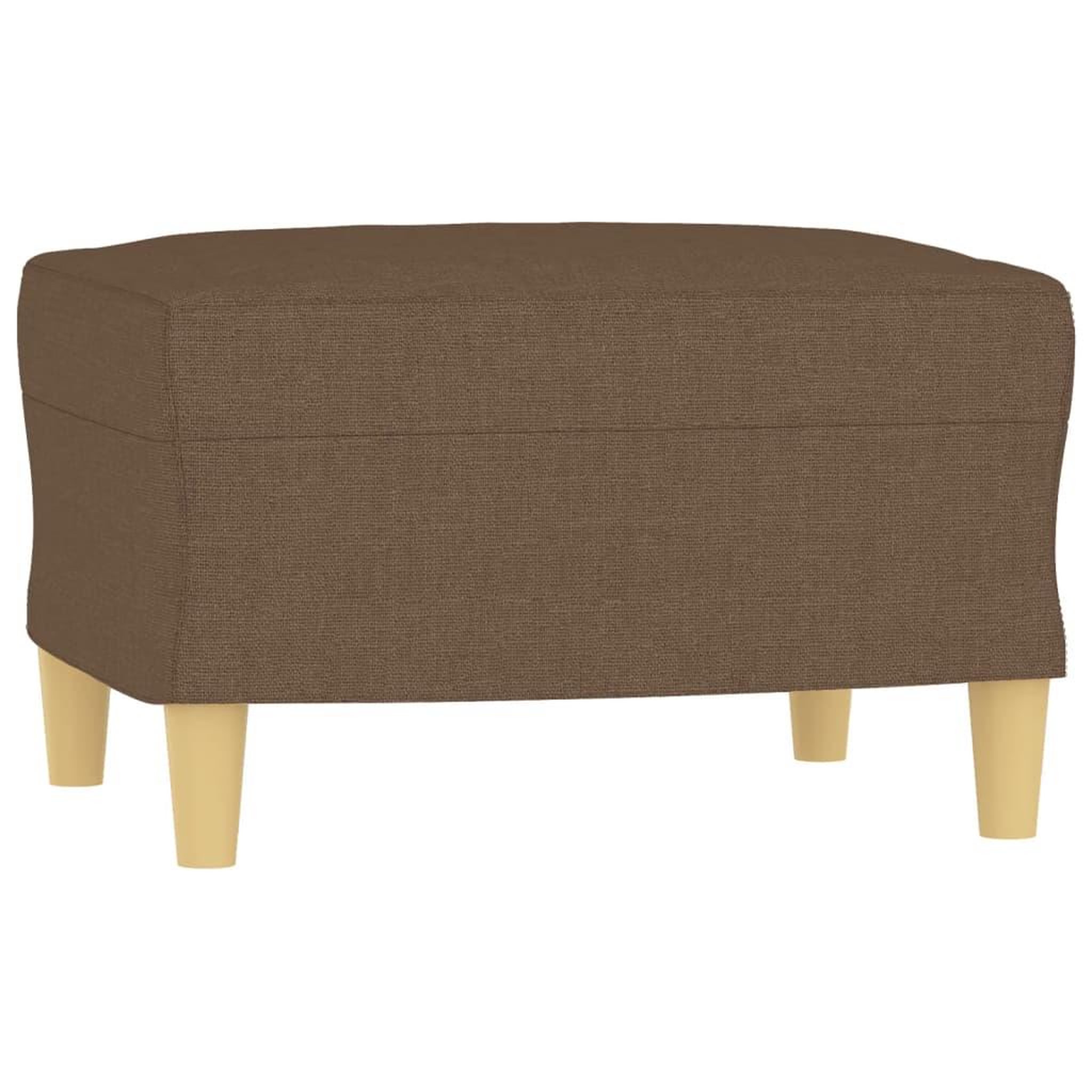 Voir la diapositive 5 : VIDAXL Ensemble de canapes 3 pcs avec coussins marron tissu