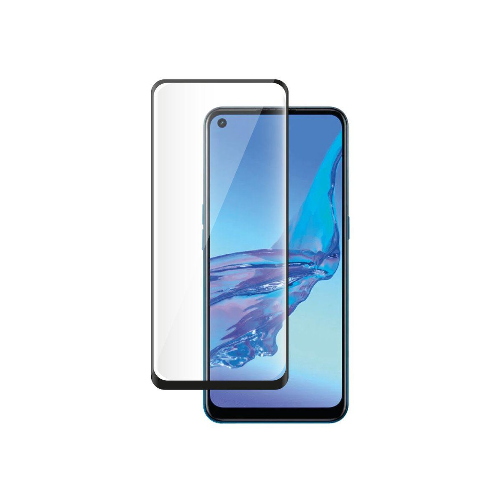 Bigben Connected Protège écran Oppo A53S Verre trempé noir