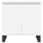 Voir la diapositive 4 : VIDAXL Armoire de salle de bain blanc 58x33x60 cm bois d'ingenierie