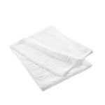 Douceur d'Intérieur Drap de douche OCALA - Eponge ciselée unie. Coloris disponibles : Gris, Bleu