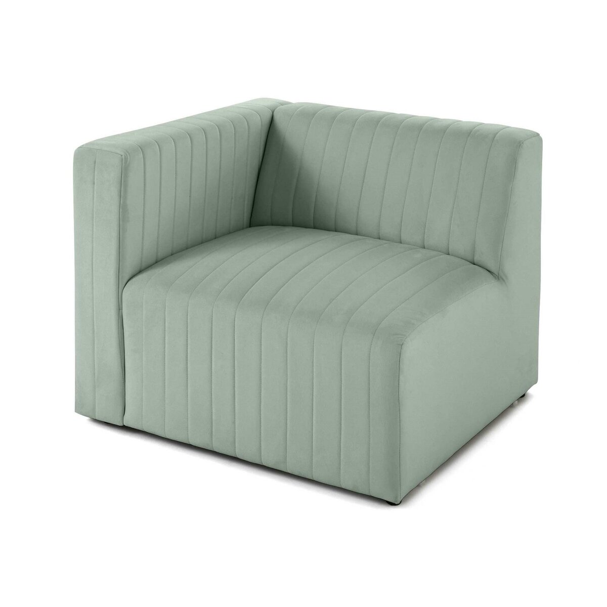 LISA DESIGN Nova - module d'assise gauche - en velours