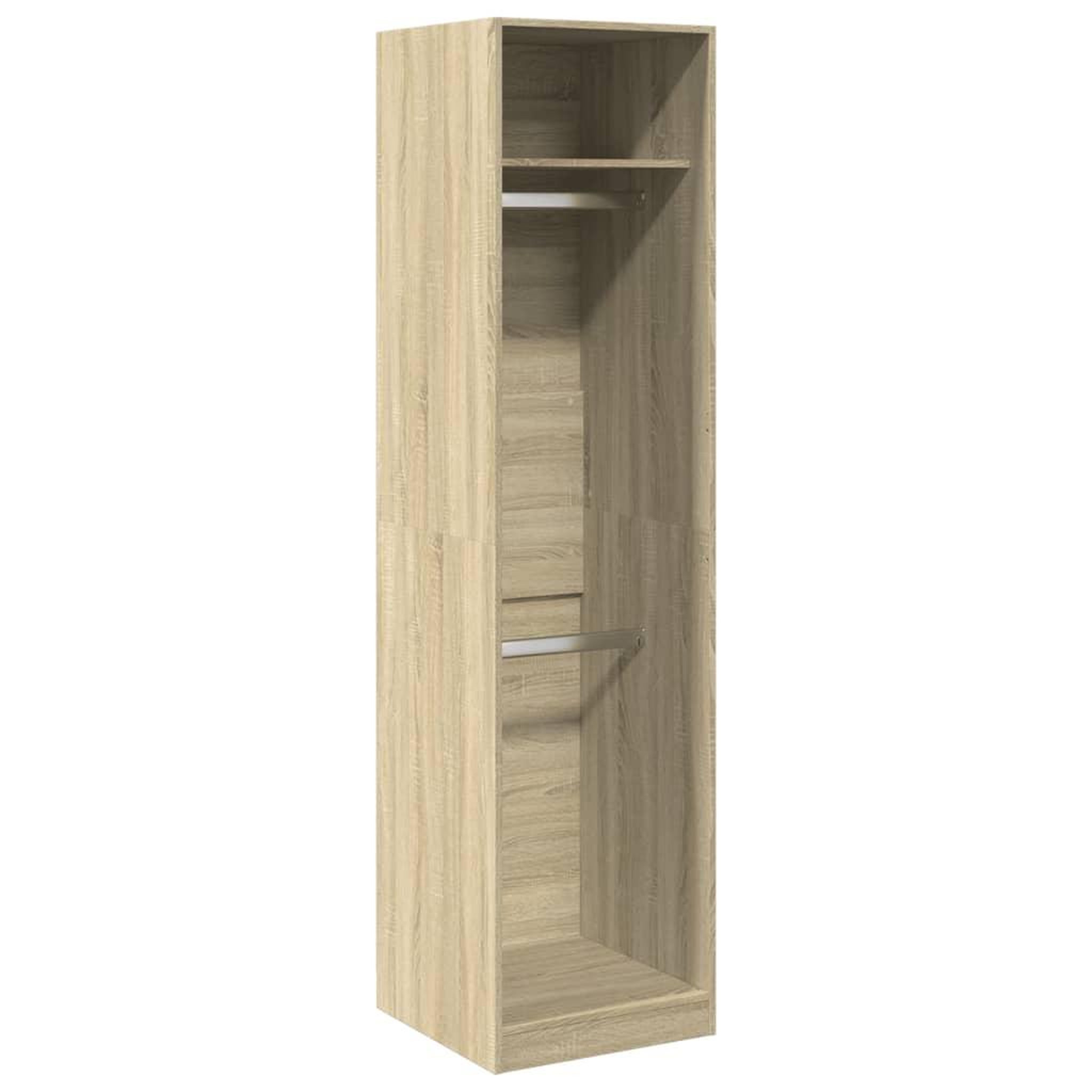 Voir la diapositive 2 : VIDAXL Garde-robe Chene sonoma 50x50x200 cm Bois d'ingenierie