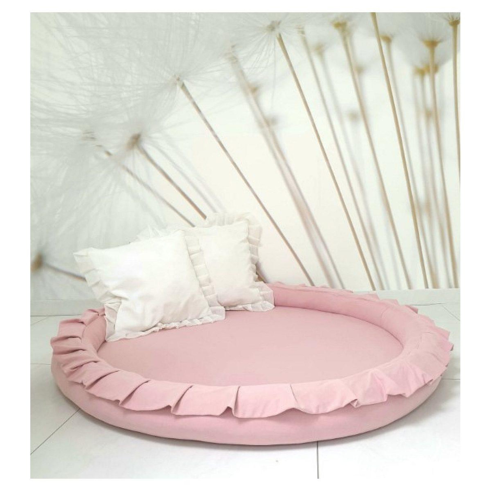 Voir la diapositive 2 : MONIO FOR KIDS Tapis de jeu nid rose