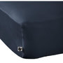Voir la diapositive 1 : L EFFET PAPILLON Drap housse  Salomé  Viscose de bambou 120 fils/cm² toutes dimensions -  - 140 x 190 cm Bonnet 30 cm