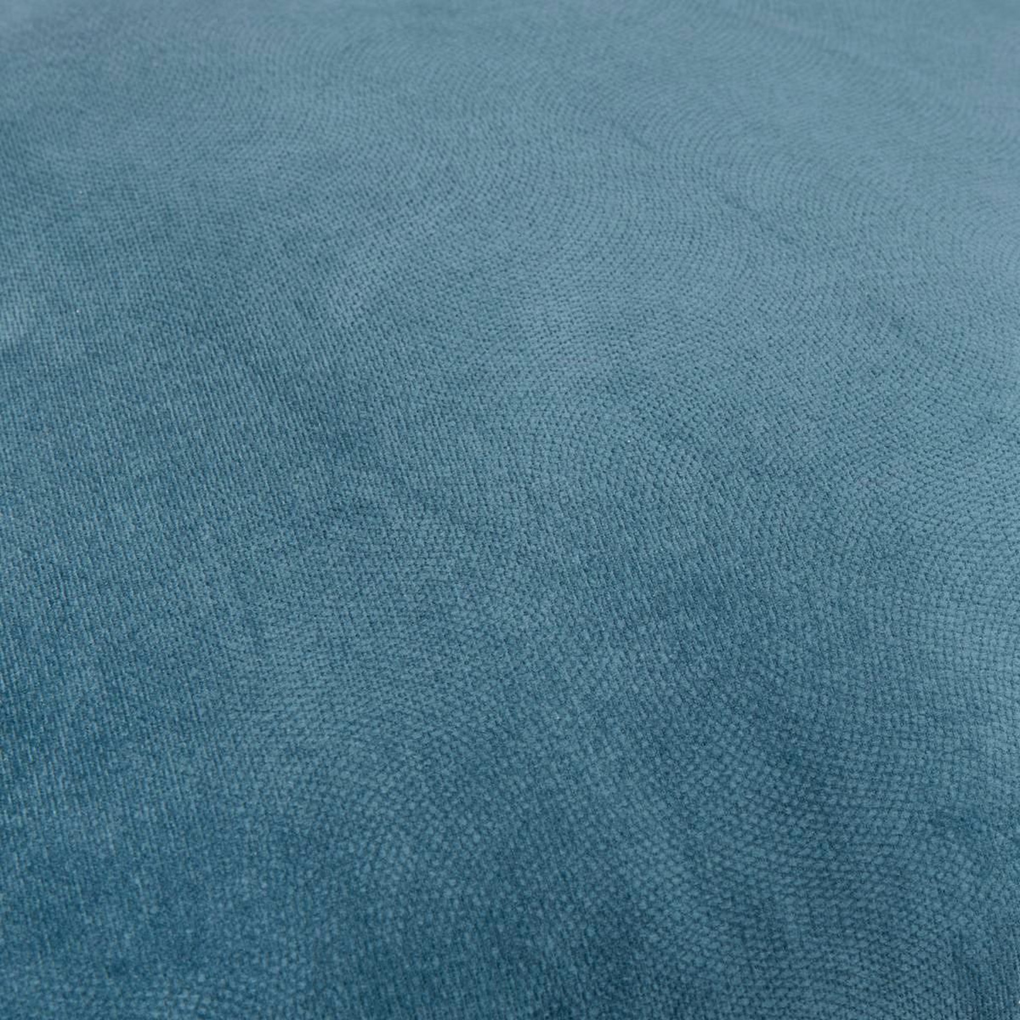 Voir la diapositive 4 : ATMOSPHERA Coussin déco uni  lilou  45x45cm bleu égéen