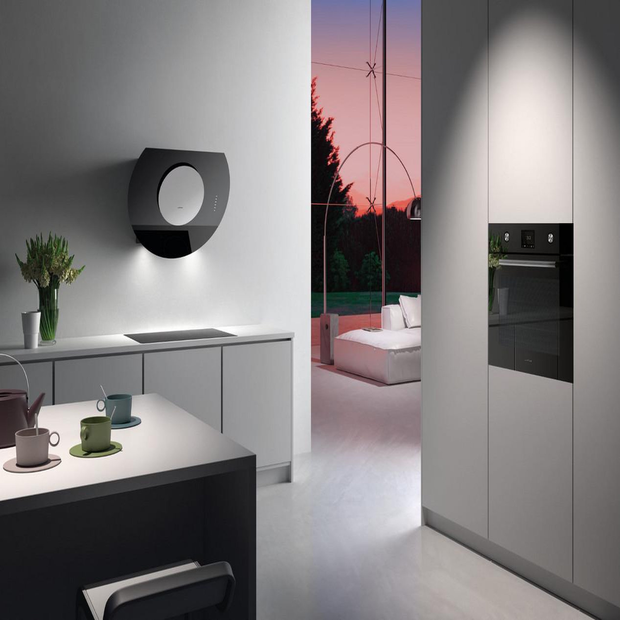 Voir la diapositive 3 : Airlux Four intégrable multifonction 70l 60cm pyrolyse inox - afp212bk
