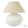 Voir la diapositive 1 : Paris Prix Lampe à Poser Papier Mâché  Bali Bliss  52cm Blanc