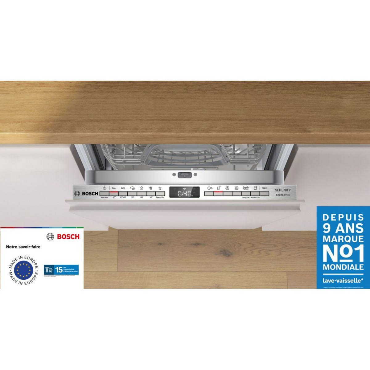 BOSCH Lave vaisselle encastrable SPV4EMX10F