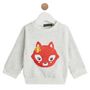Voir la diapositive 1 : IN EXTENSO Sweat col rond renard bébé fille