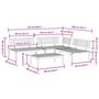 Voir la diapositive 6 : VIDAXL Salon palette de jardin 4 pcs bois d'acacia massif