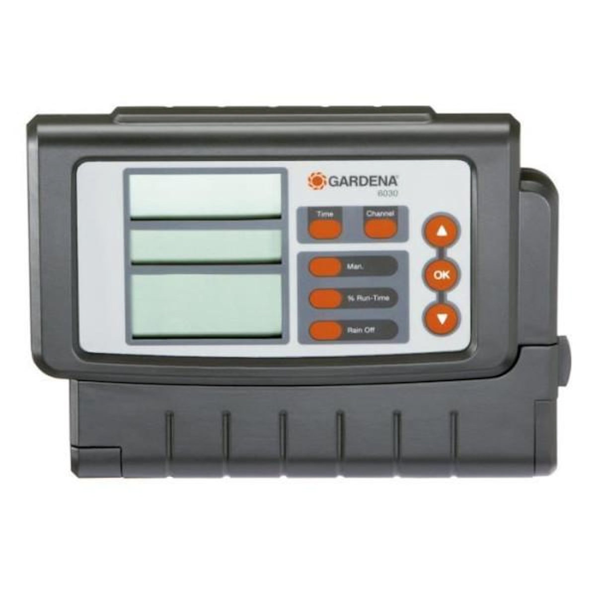 Gardena GARDENA Programmateur 6030 Classic – Ecran LCD – Systeme centralisé – Boîtier pour intérieur – Branchement sur 230V