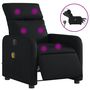 Voir la diapositive 2 : VIDAXL Fauteuil de massage inclinable electrique noir similicuir