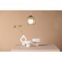 Voir la diapositive 6 : Paris Prix Lampe Suspension Design  Roche  25cm Transparent