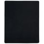 Voir la diapositive 2 : VIDAXL Drap-housse Jersey Noir 180x200 cm Coton