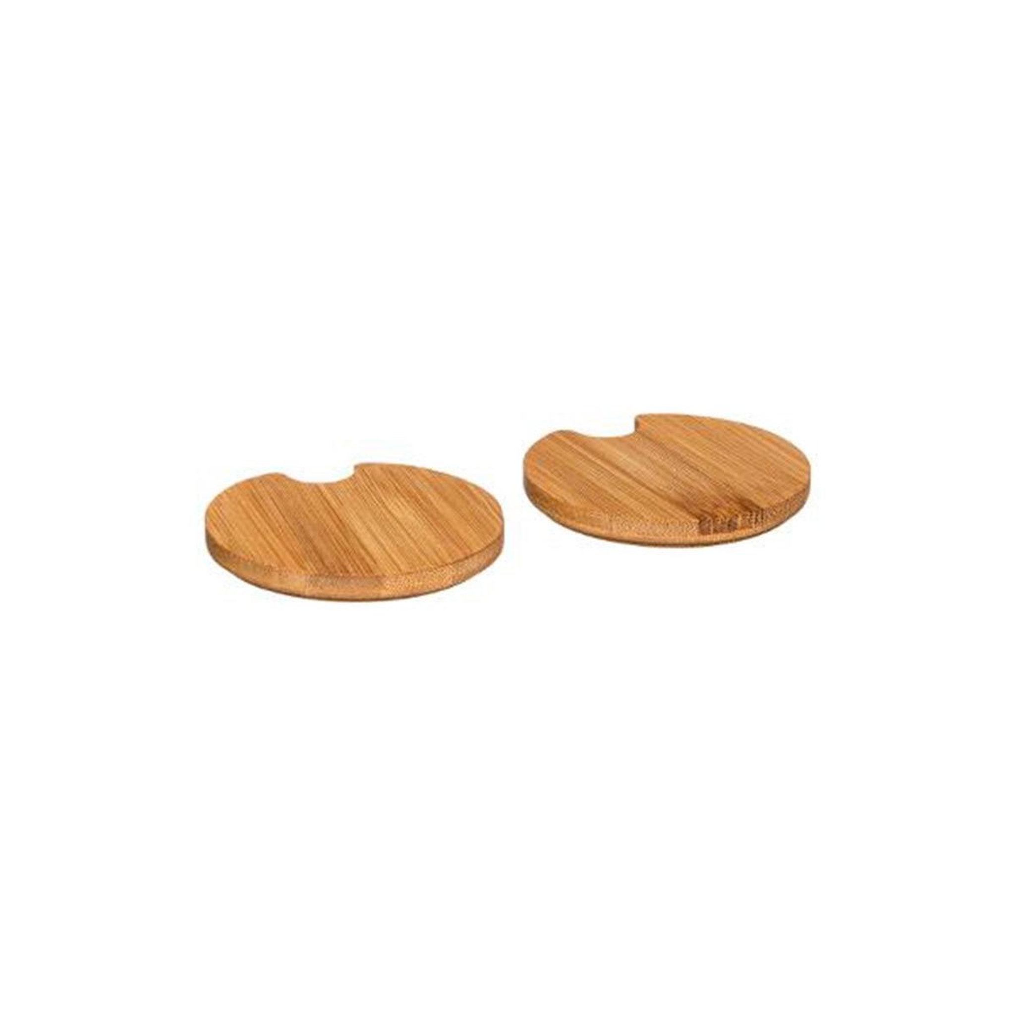 Voir la diapositive 4 : FIVE Lot de 2 pots à épices  céramique  18cm blanc