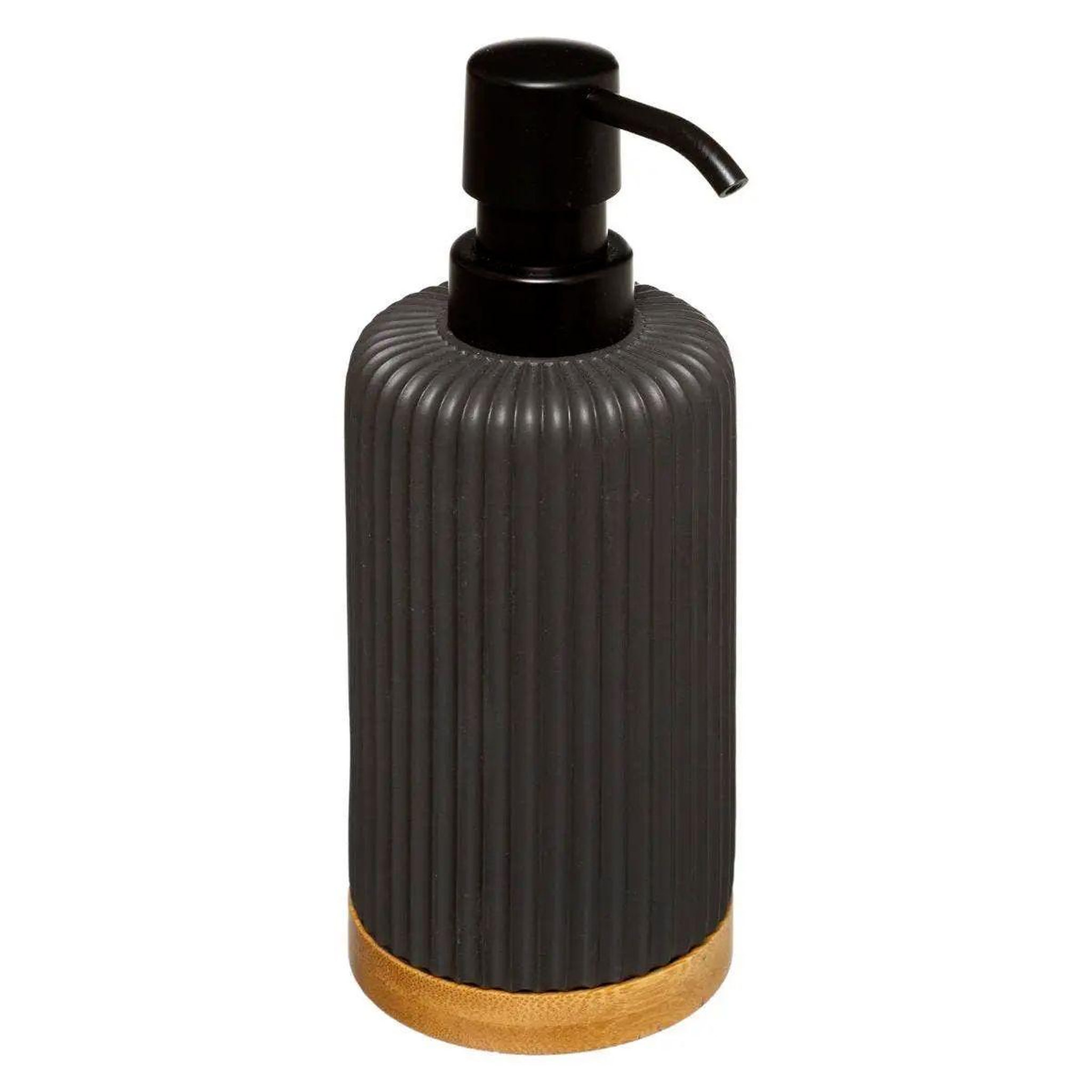 FIVE Distributeur de savon  natureo  19cm charbon
