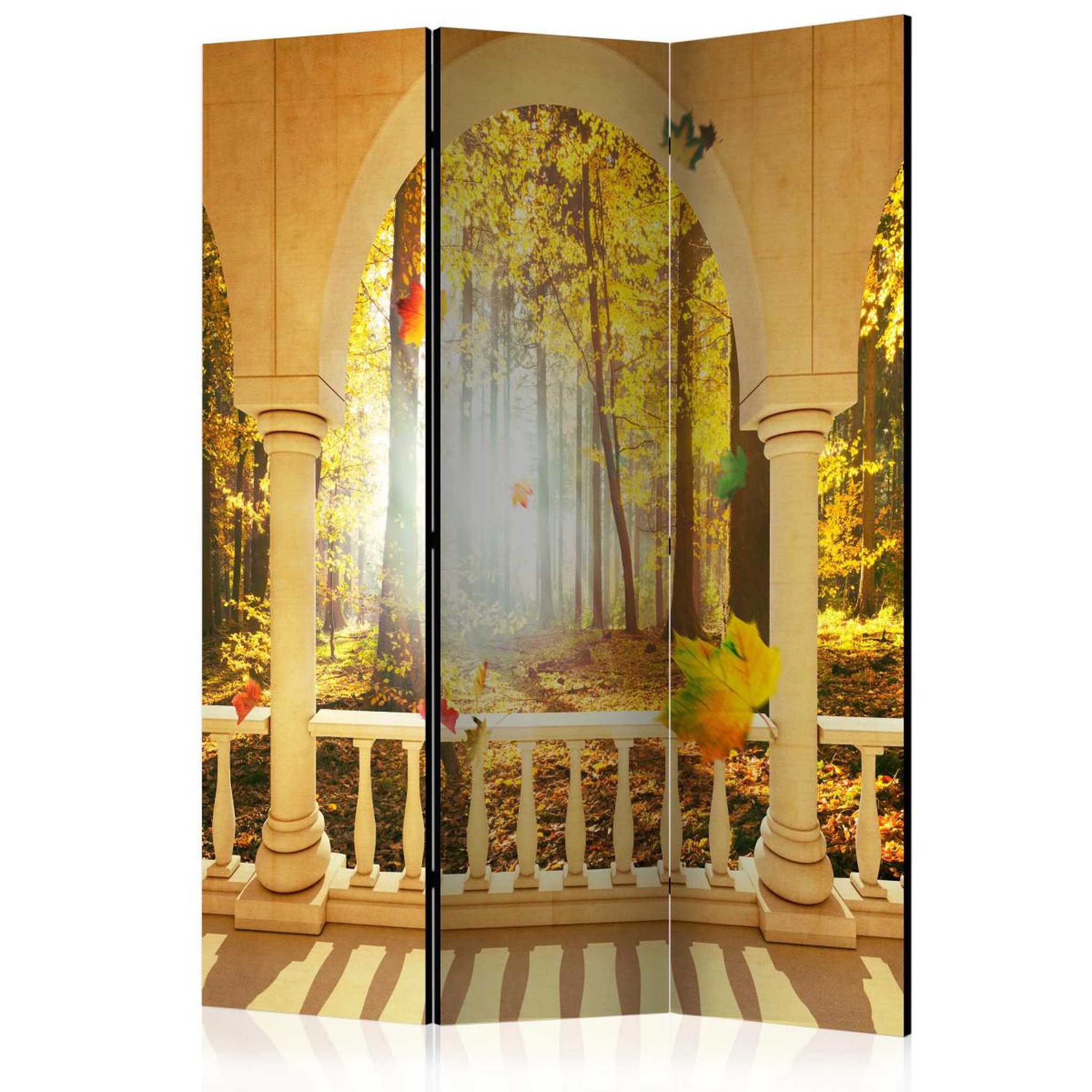 Paris Prix Paravent 3 volets  dream about autumnal forest  135x172cm