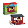 Voir la diapositive 1 : Schleich Coffret Niche avec Golden Retriever, SCHLEICH 42722 Farm World, Des 4 ans