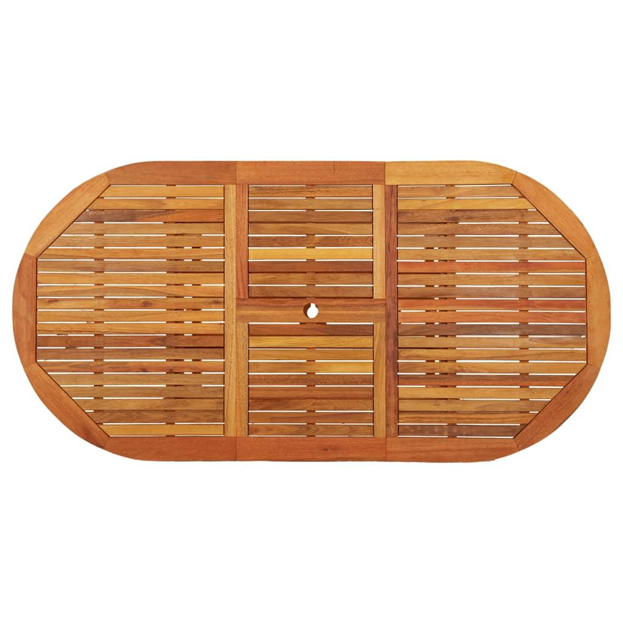Voir la diapositive 4 : VIDAXL Table de jardin 200x100x75 cm bois d'eucalyptus solide