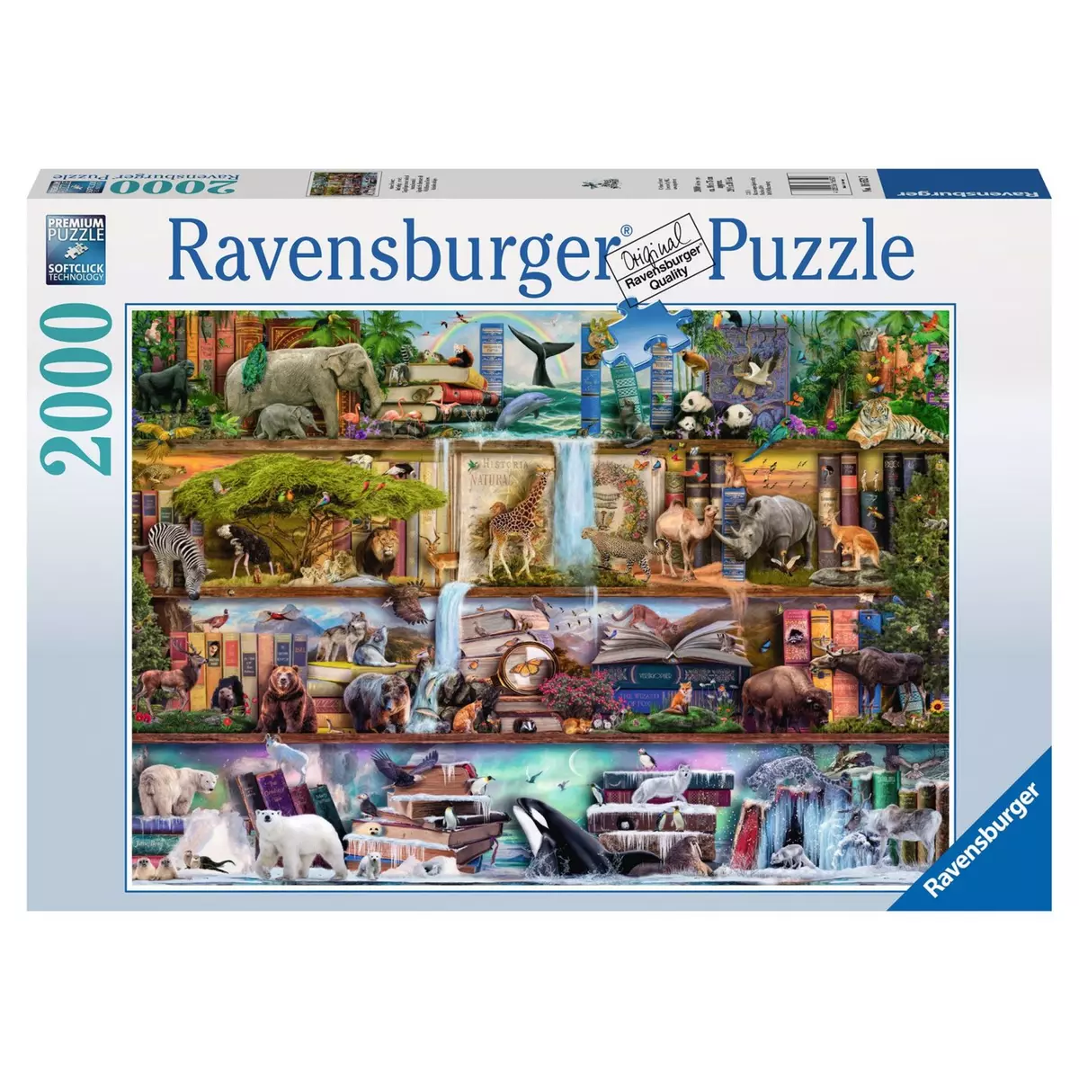 RAVENSBURGER Puzzle Magnifique monde animal / Aimee Stewart - 2000 pièces