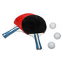 Voir la diapositive 1 : Be Toys Lot de 2 Raquettes  Ping-Pong  25cm Rouge & Noir