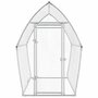 Voir la diapositive 5 : VIDAXL Cage pour poules argente 200x105x182 cm acier galvanise
