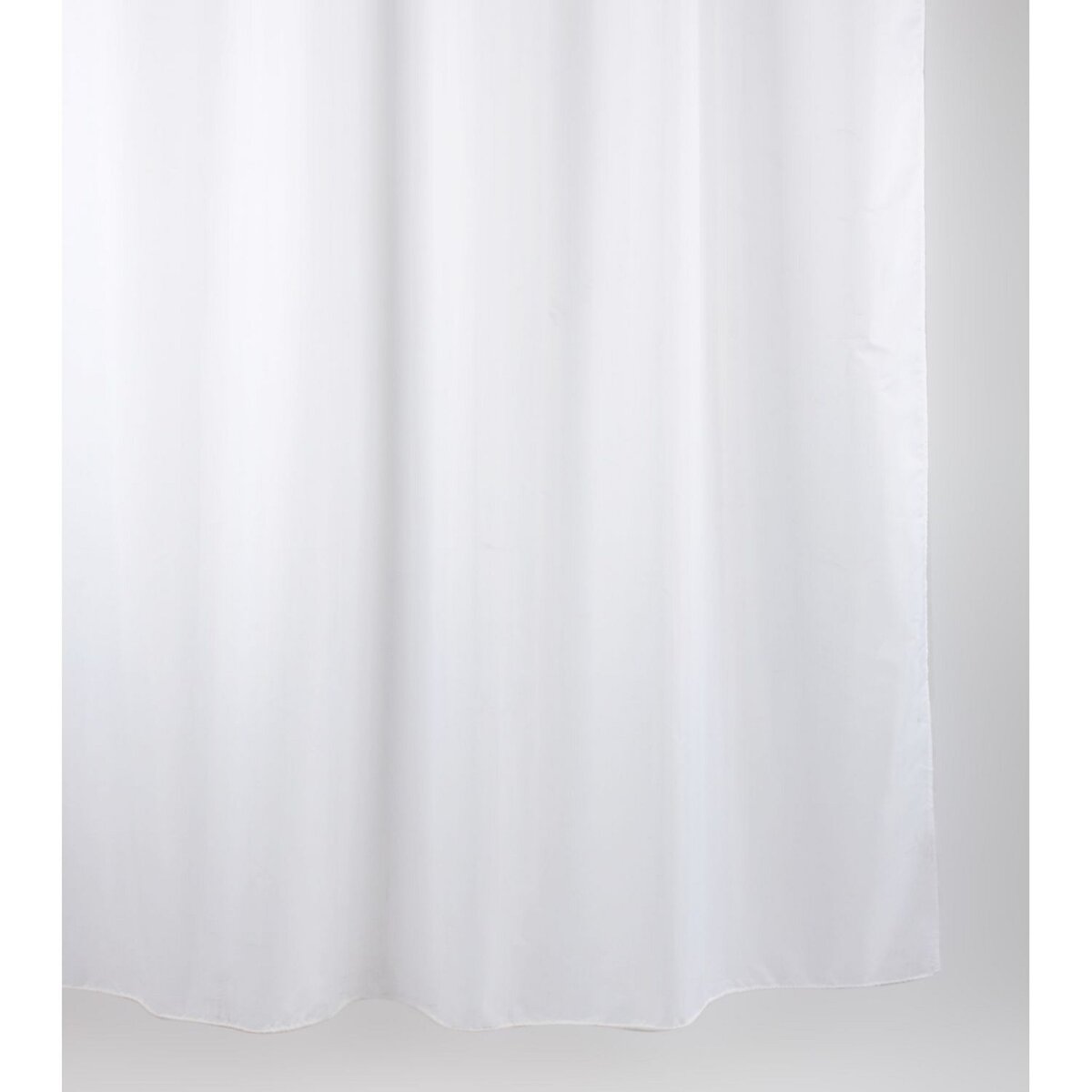 ALLIBERT Rideau de douche uni Albin - 200 x 240 cm - Blanc