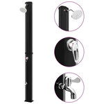VIDAXL Douche solaire d'exterieur avec pomme de douche et robinet 35 L