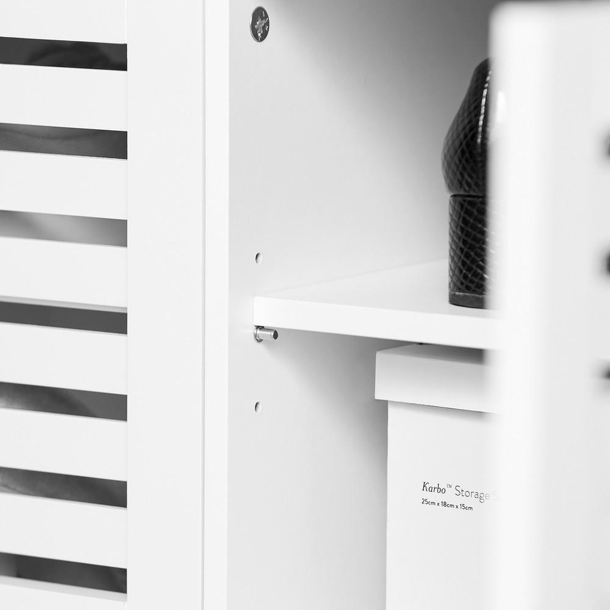 Voir la diapositive 6 : SOBUY SoBuy - Banc de rangement à chaussures avec deux portes - Moderne - FSR23-II