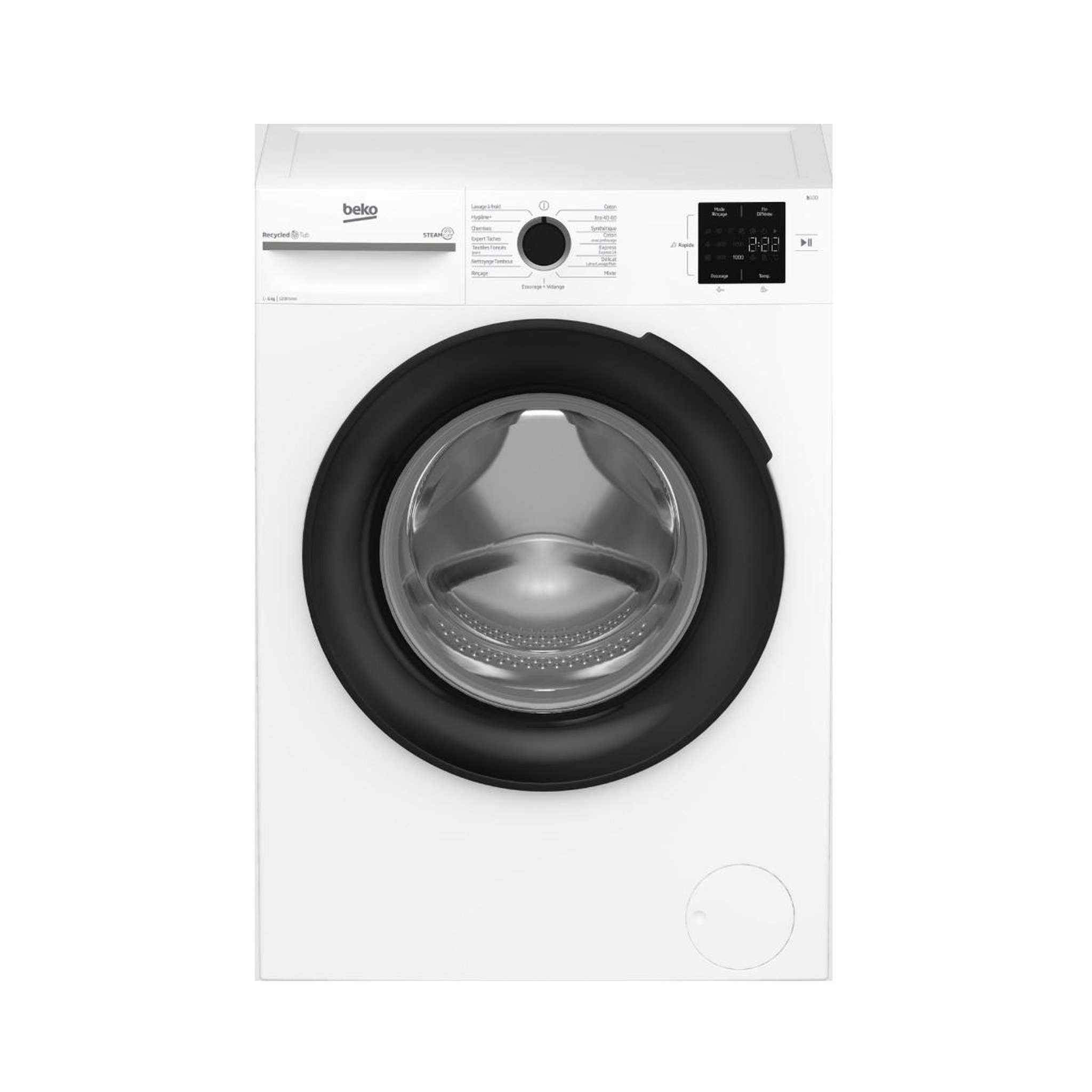 Beko Lave-linge frontal 6kg 1200 tours/min - bm1wfu3623b