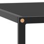 Voir la diapositive 4 : VIDAXL Table basse Noir avec verre noir 80x80x35 cm