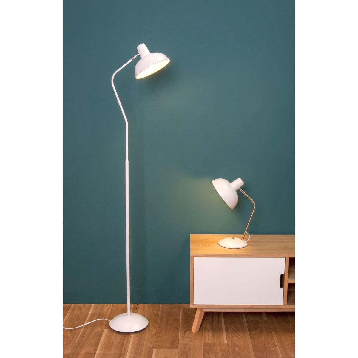 Leitmotiv Lampe à poser design vintage Hood