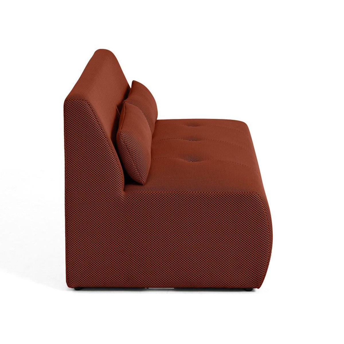 LISA DESIGN Onyx - canapé droit 2 places - en tissu mailles 3d