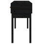 Voir la diapositive 5 : VIDAXL Table console Noir 114x40x75 cm Bois massif de pin