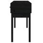 Voir la diapositive 5 : VIDAXL Table console Noir 114x40x75 cm Bois massif de pin
