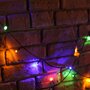  Guirlande lumineuse solaire extérieure de Noël, 15m de long, 150 LED multicolores, 8 modes