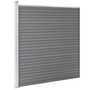 Voir la diapositive 3 : VIDAXL Cloture de jardin WPC 699x186 cm Gris