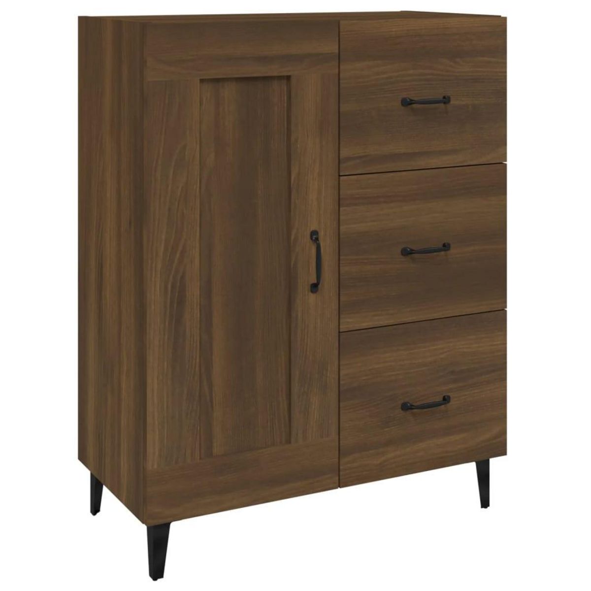 VIDAXL Buffet Chene marron 69,5x34x90 cm Bois d'ingenierie