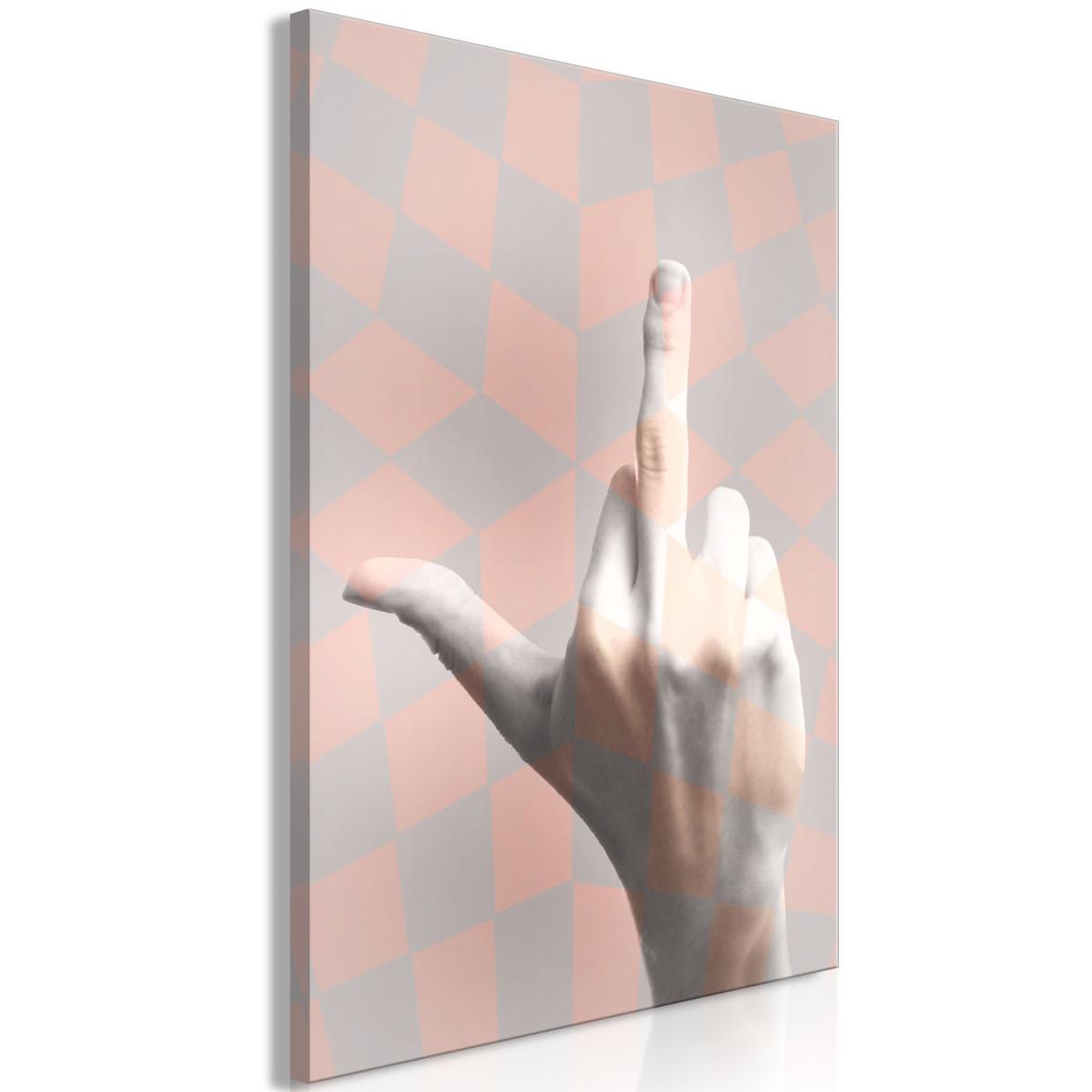 Paris Prix Tableau imprimé  f*ck you!. Coloris disponibles : Multicolore